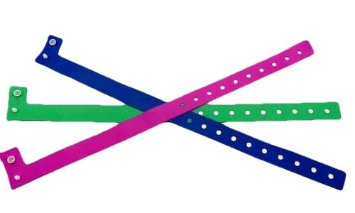 L Shape Snap Cloth Wristbands