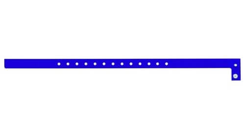 Plastic Wristbands - Slim Navy Blue