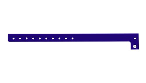 Plastic Wristbands - Regular Navy Blue