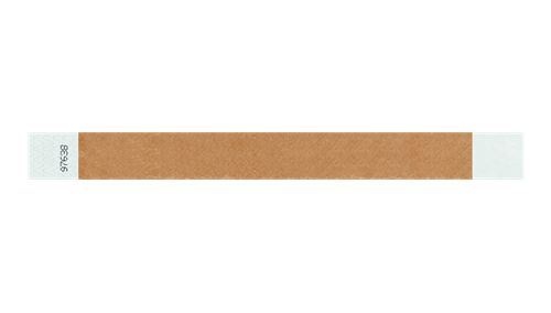 Tyvek 1" Wristbands - Solid Mocha