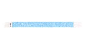 Tyvek 3/4" Wristbands - Solid Light Blue