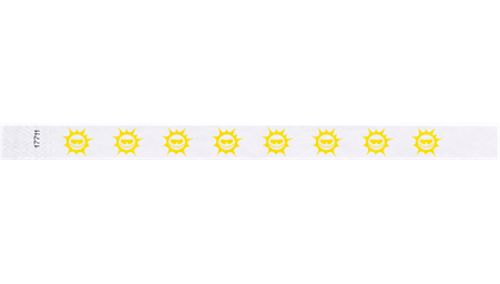 Tyvek 3/4" Wristbands - Suns Pantone Yellow