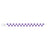 white and purple checker pattern on a tyvek wristband
