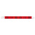  'POW!' and 'BAM!' text in black on a neon red tyvek wristband - flat version shown
