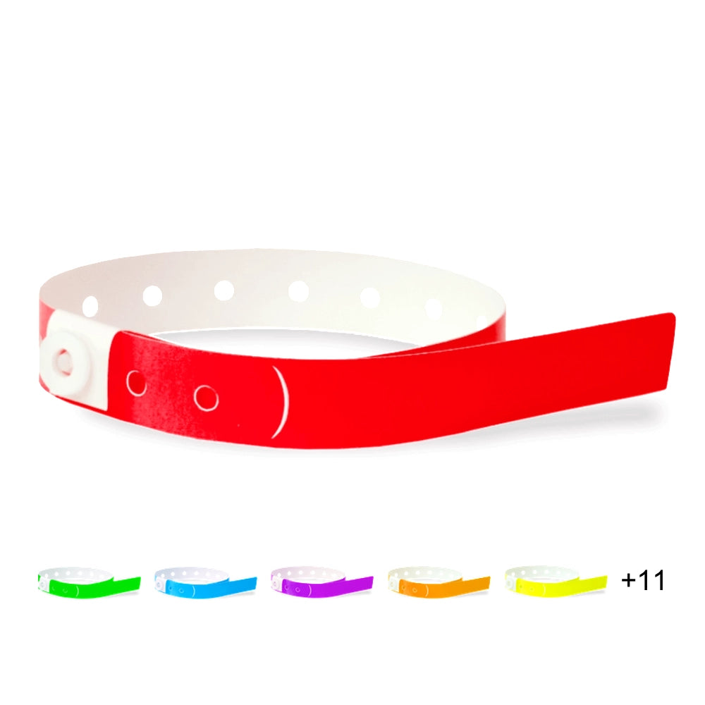 Cover for plastic slim wristband 