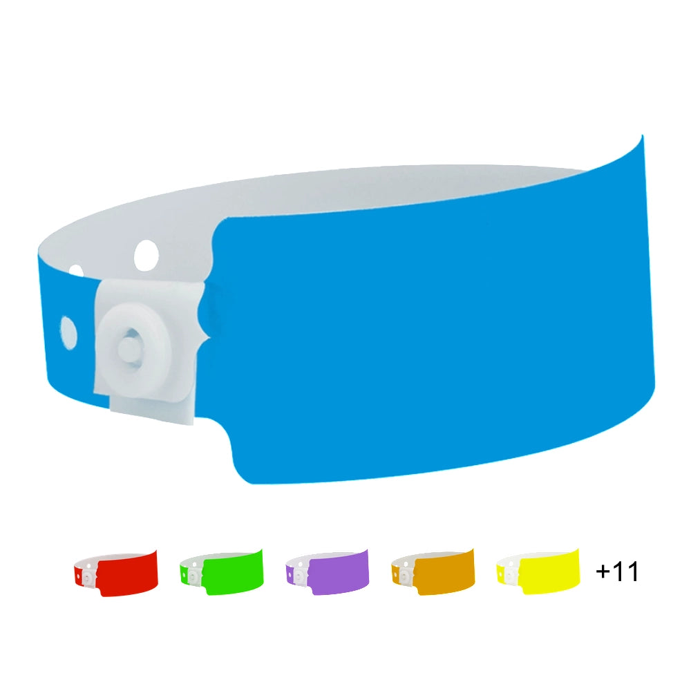 Cover for plastic wide face wristband 