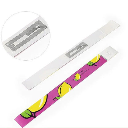 tyvek wristband with rfid tag on the back of the wristband