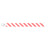 coral Red and white striped pattern tyvek wristband 