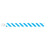 neon blue and white striped pattern tyvek wristband 