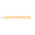 neon orange and white striped pattern tyvek wristband 