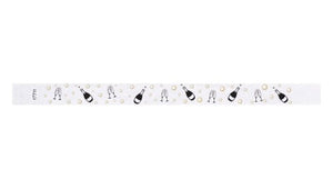 Tyvek 3/4" Wristbands - New Years Bubbly