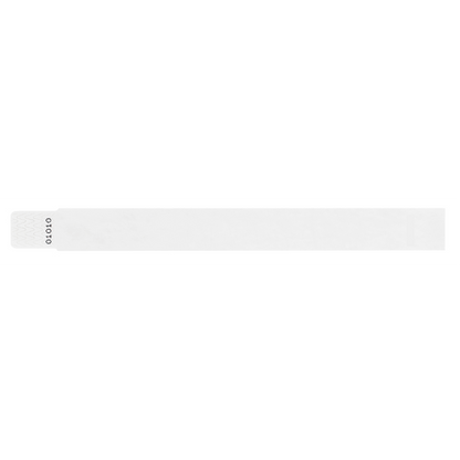 qwik fit 1" tyvek wristbands in white