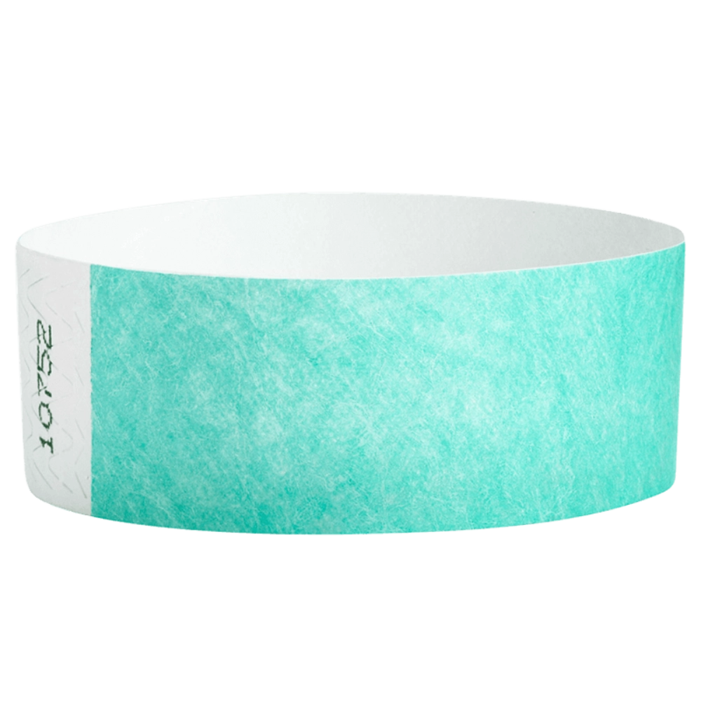 1” Tyvek® Wristbands - Solid Colors Custom