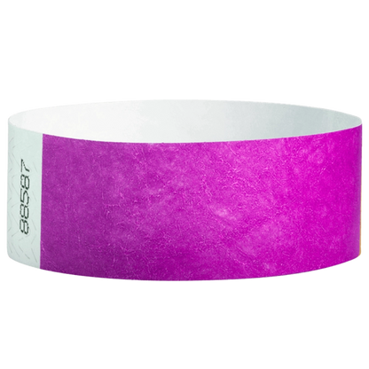 1” Tyvek® Wristbands - Solid Colors