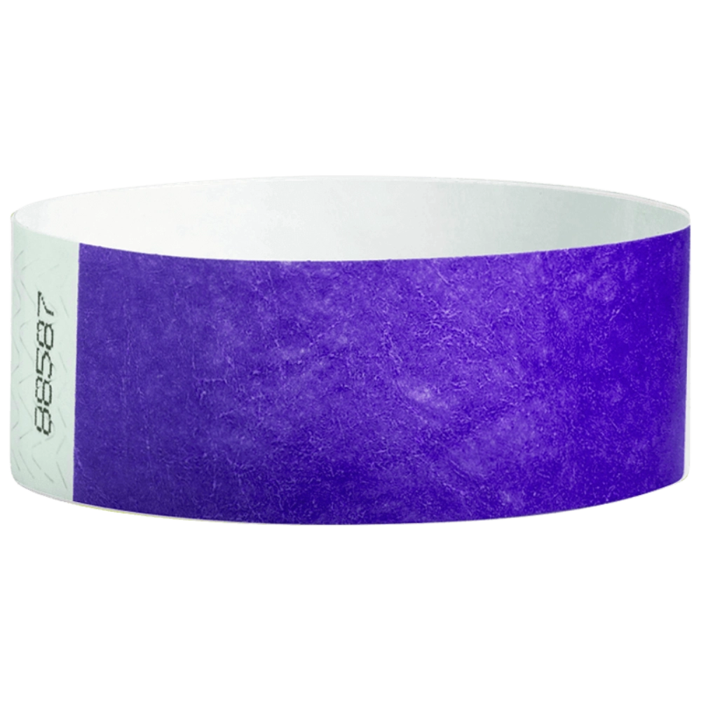 1” Tyvek® Wristbands - Solid Colors Custom