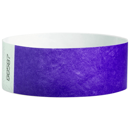 1” Tyvek® Wristbands - Solid Colors Custom