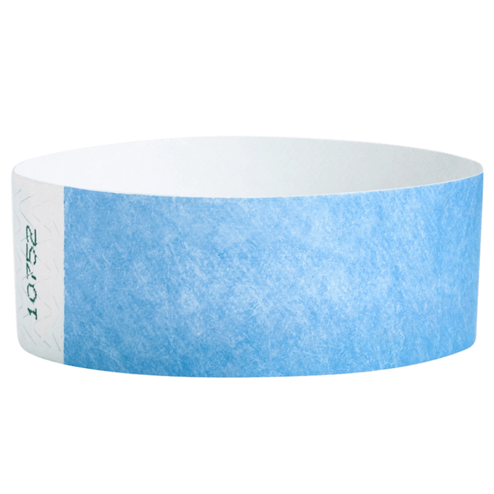 1” Tyvek® Wristbands - Solid Colors Custom