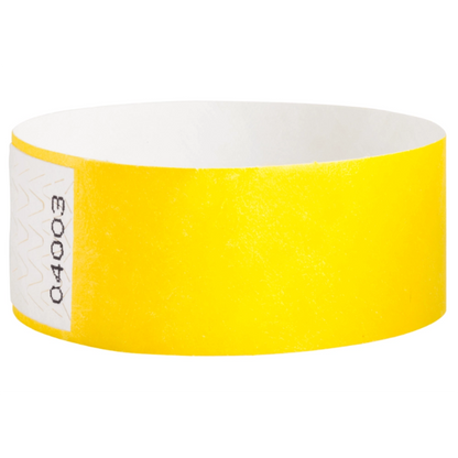 Tyvek 1" qwik fit wristband in pantone purple  - shown in round 