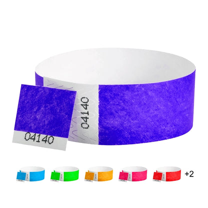 Cover for tyvek 1" stub wristband 