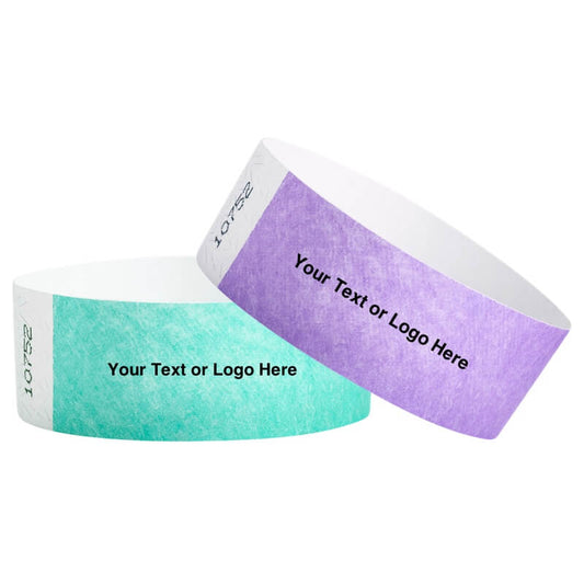 1” Tyvek® Wristbands - Solid Colors Custom