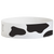 white tyvek wristband with cow pattern in black - round version shown