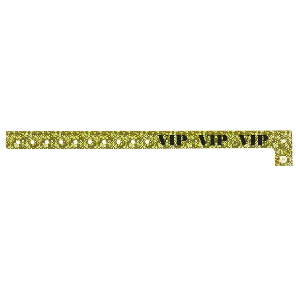 Plastic Wristbands - Holographic VIP