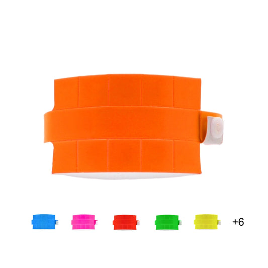 Cover for vinyl 10 tab wristband 