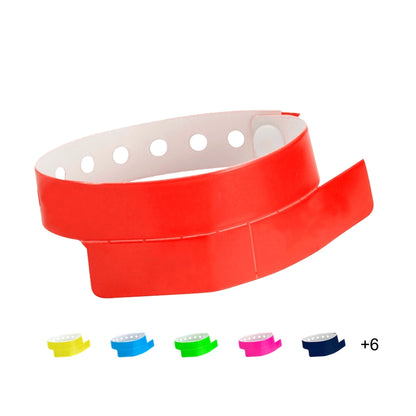 Cover for vinyl wristband with 2 tabs 