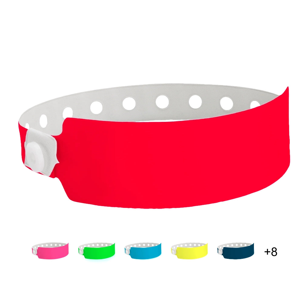Cover for vinyl wide face wristband 