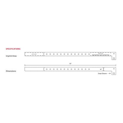 Custom Plastic Wristbands - Slim