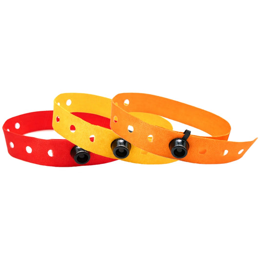 Snap Closure Cloth Wristbands