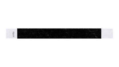 tyvek 1" wristband - solid black