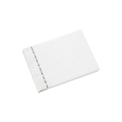 duplicate number in white tyvek 3/4" wristbands - shown in sheets of 10 