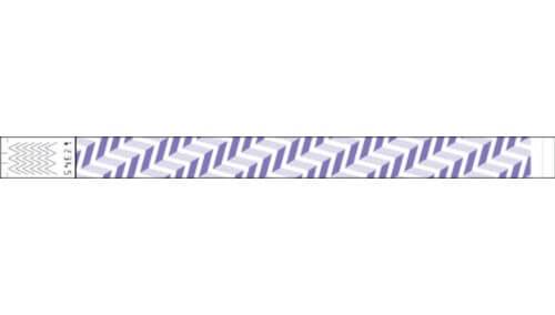 Tyvek 3/4" Chevron - Light Purple