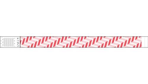 Tyvek 3/4" Chevron - Red