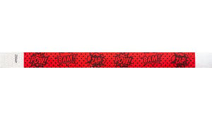 Tyvek 3/4" Wristbands -  Comic Superhero