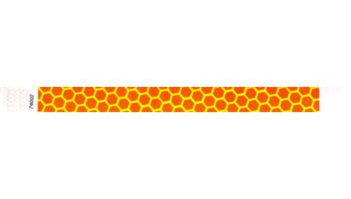 Tyvek 3/4" Wristbands -  Honeycomb