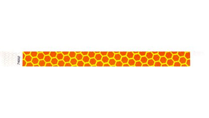 Tyvek 3/4" Wristbands -  Honeycomb