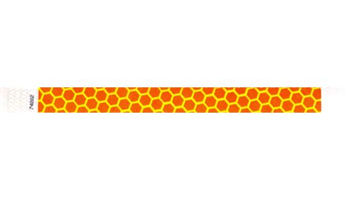 Tyvek 3/4" Wristbands -  Honeycomb