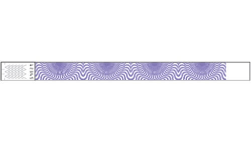 Tyvek 3/4" Wristbands - Illusion Light Purple