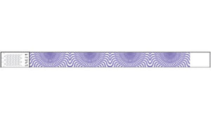 Tyvek 3/4" Wristbands - Illusion Light Purple