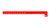  Plastic Wristbands - Regular Neon Red