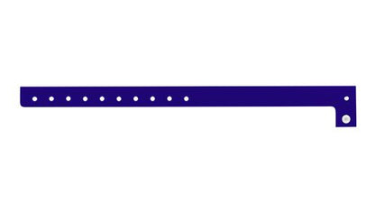  Plastic Wristbands - Regular Navy Blue