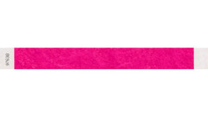 Tyvek 1" WRistbands - Litter Free Neon Pink