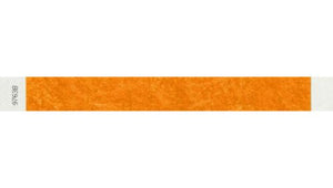 Tyvek 1" WRistbands - Litter Free Neon Orange