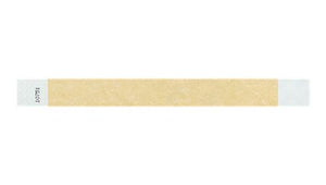 Tyvek 1" Wristbands  - Solid Gold