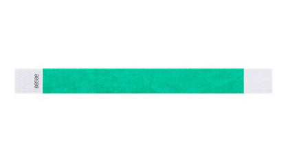 Tyvek 1" Wristbands  - Solid Pantone Green