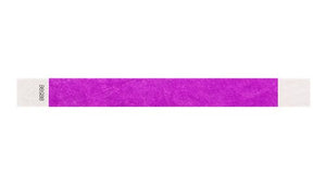Tyvek 1" Wristbands - Solid Pantone Purple