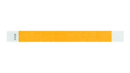 Tyvek 1" Wristbands   - Solid Goldenrod