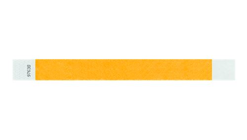Tyvek 1" Wristbands   - Solid Goldenrod